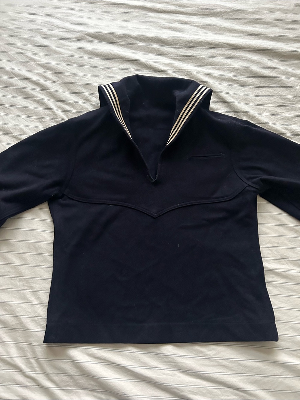 Vintage Authentic Navy Sailor / Naval Boiled Wool Sweater